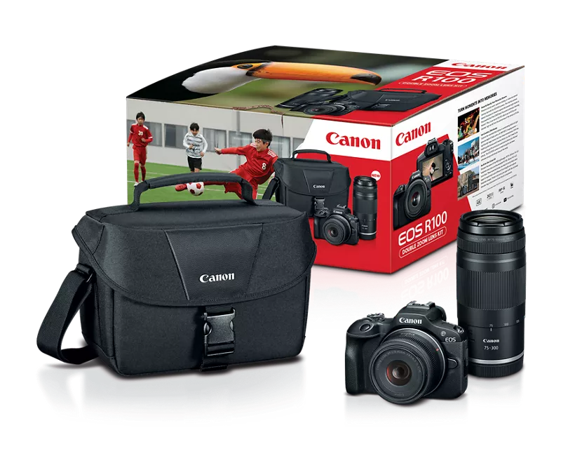 Canon EOS R100 Double Zoom Lens Kit