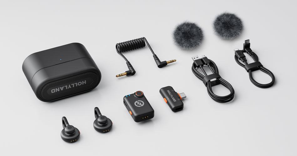 LARK M2S Ultimate Combo (Space Gray, with Camera RX + USB-C RX + Lightning RX) Wireless Microphone;