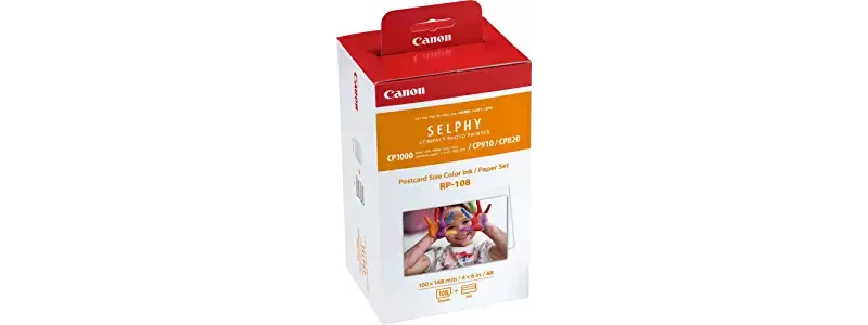 Canon RP-108 High-Capacity Color Ink/Paper Set