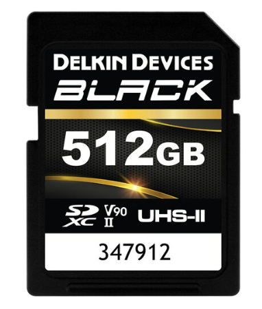 Delkin Devices BLACK UHS-II V90 Rugged SD Cards