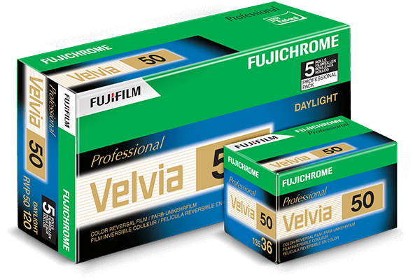 Fujifilm Fujichrome Velvia RVP 50 Color Slide Film