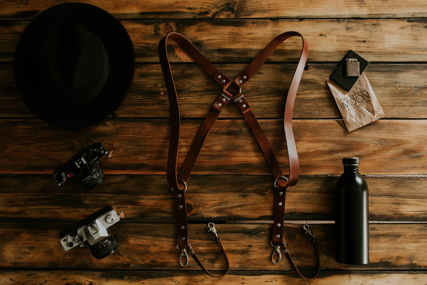 MOON Dual Camera Harness Non Detachable Without Shoulder Pads