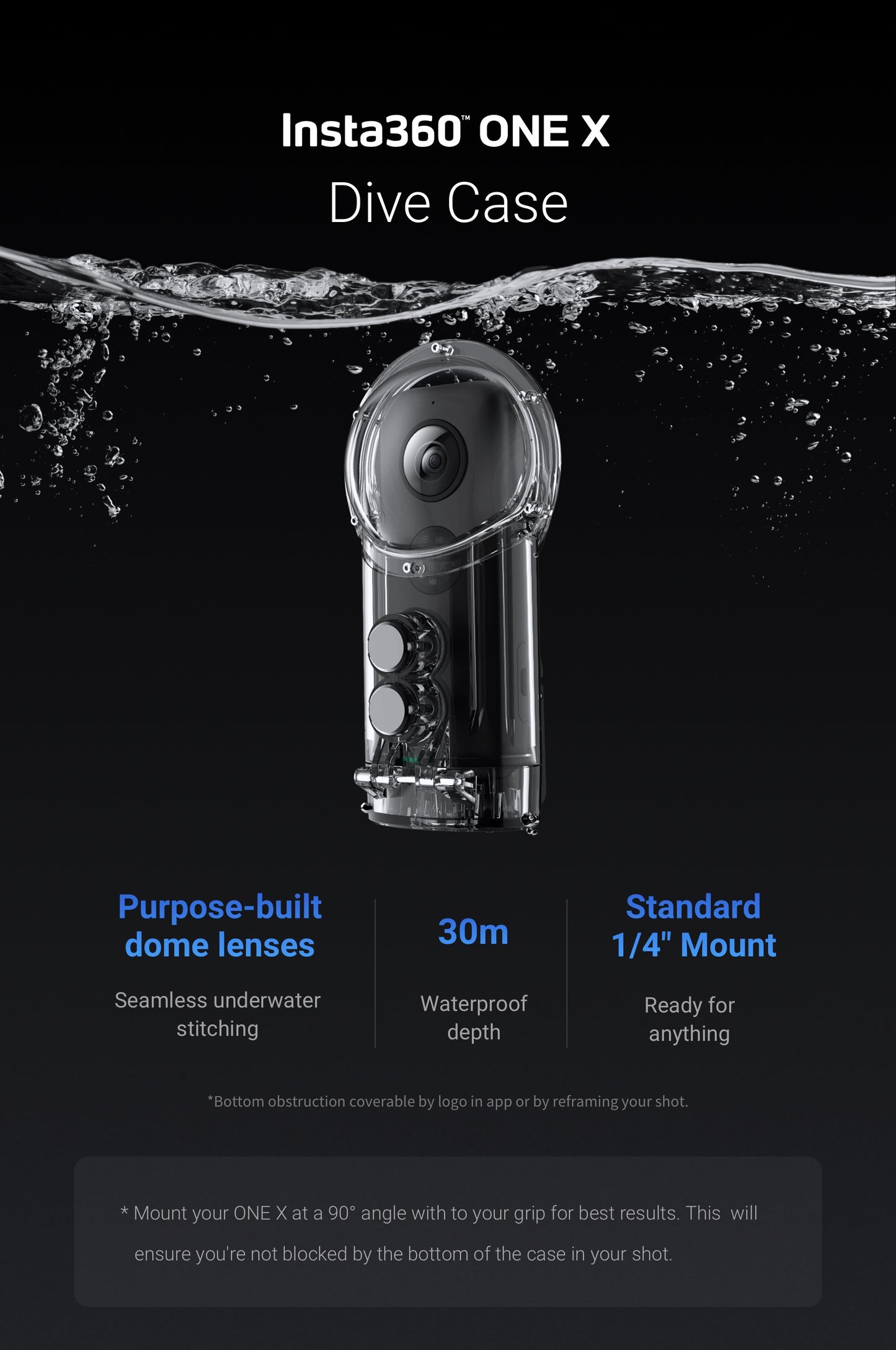 Insta360 Dive Case for ONE X Camera