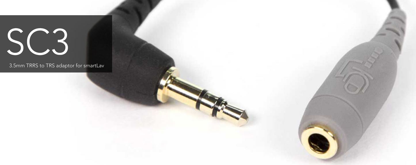 Rode SC3 TRRS to TRS adaptor