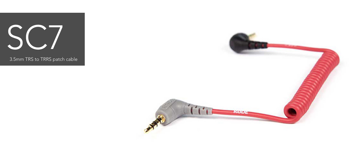 Rode SC7 TRS to TRRS Patch Cable
