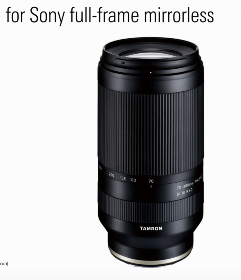 Tamron 70-300mm F/4.5-6.3 Di III RXD for Sony E