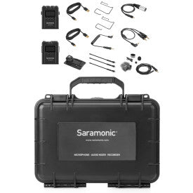 Saramonic Saramonic UwMic9S Kit 1 Adavanced Wireless Lavalier Microphone System w/ DK3A Pro Lav, HP Out and Hard Casehannel Cam-Mountable Receiver