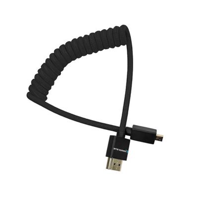 KONDOR BLUE COILED HDMI CABLES - BLACK
