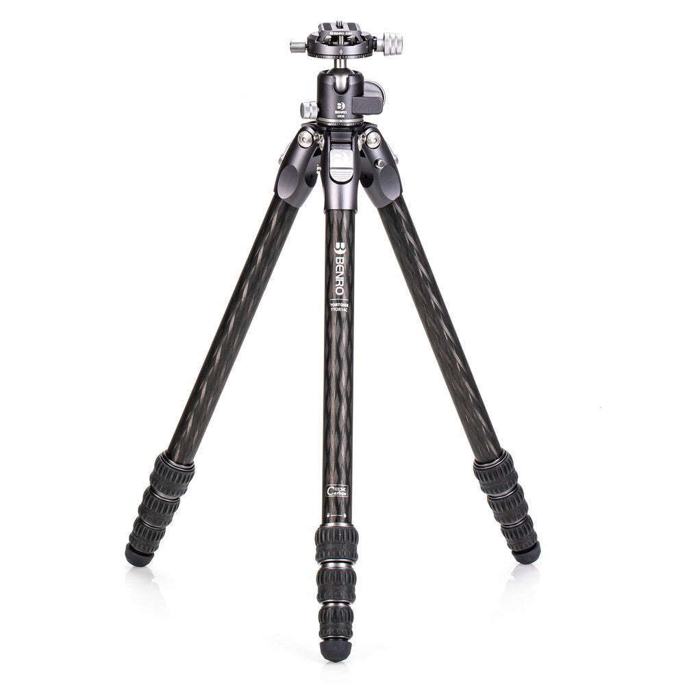Benro Tortoise Columnless Tripod #1 Carbon Fiber TTOR14C+GX25 head 4 sections