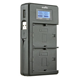 Jupio USB Dedicated Duo Charger LCD for Sony NP-FW50