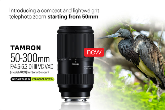 Tamron 50-300mm F/4.5-6.3 Di III VC VXD for Sony E