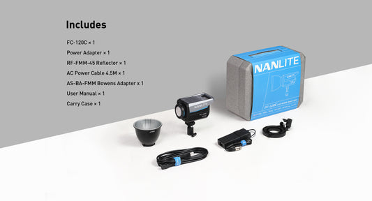 Nanlite FC-120C Color RGBW LED Spotlight