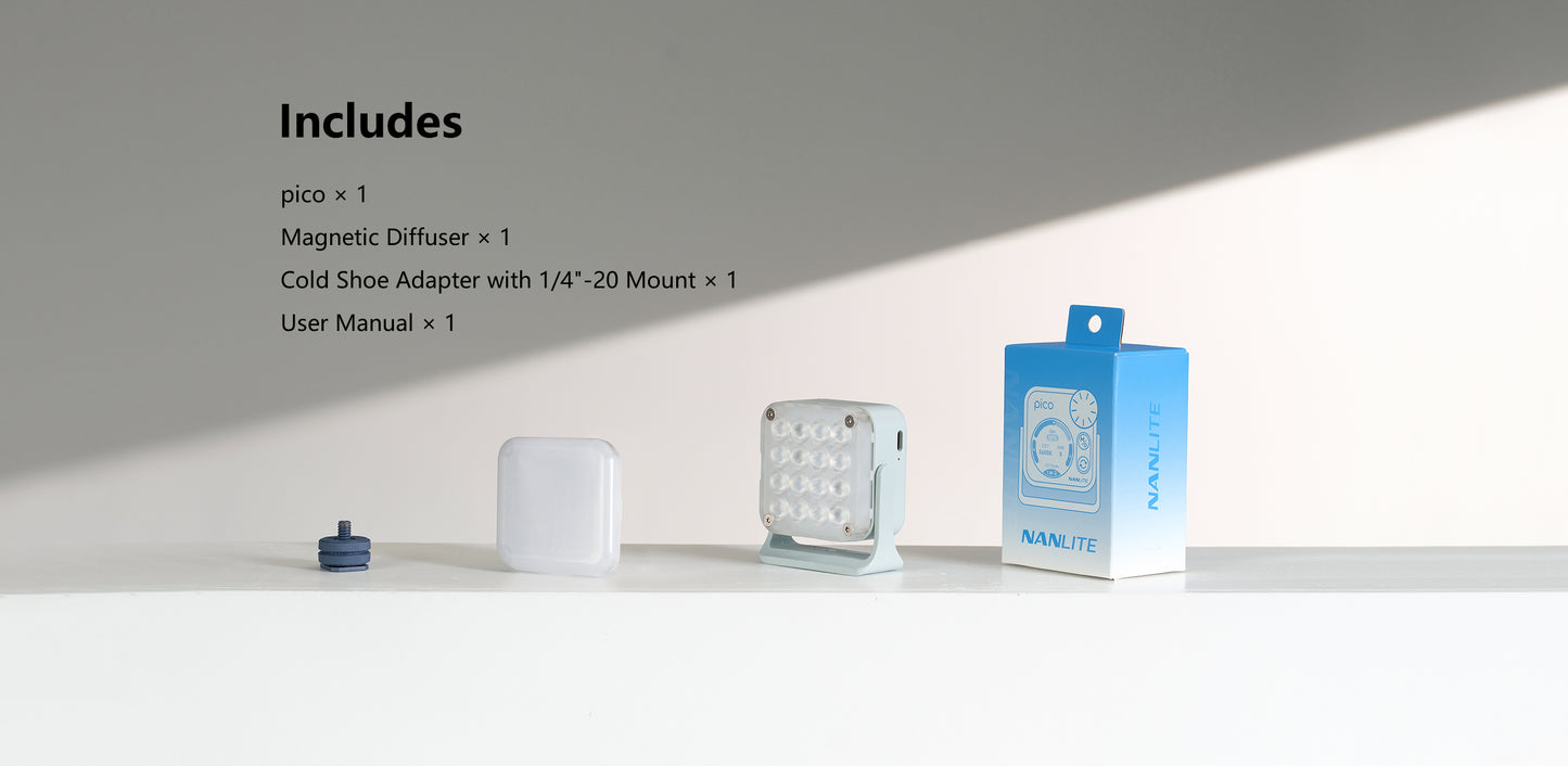 Nanlite pico LED Mini Pocket Light (Midnight Blue)