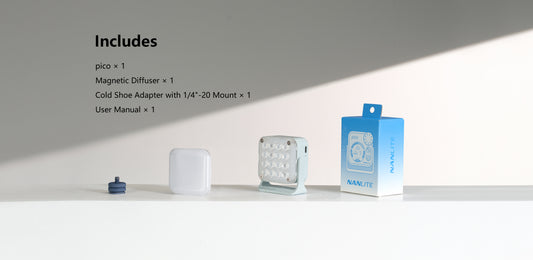 Nanlite pico LED Mini Pocket Light (Midnight Blue)