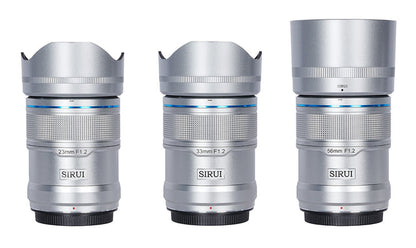 SIRUI Sniper Series F1.2 APS-C Frame Autofocus Lens Set