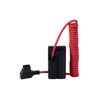1SV D-TAP to Sony L Series Dummy Battery NPF Cable (RED)