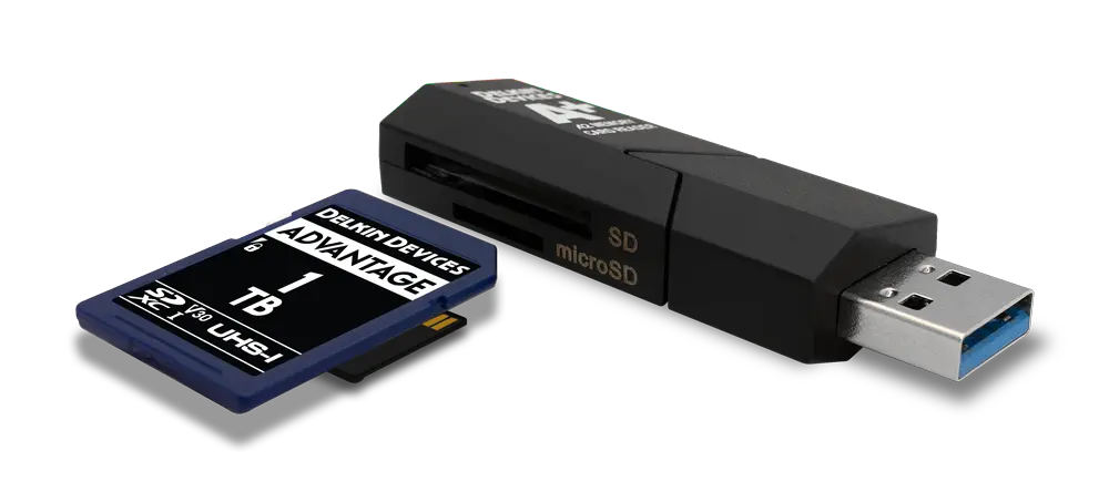 Delkin Devices USB 3.1 SD & microSD A2