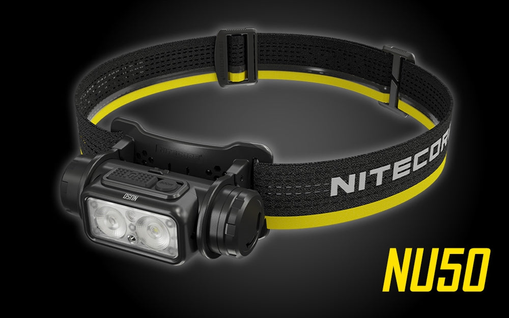 NITECORE NU50 1400 lumen Lightweight USB-C Rechargeable Headlamp
