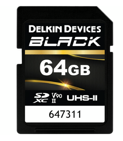 Delkin Devices BLACK UHS-II V90 Rugged SD Cards