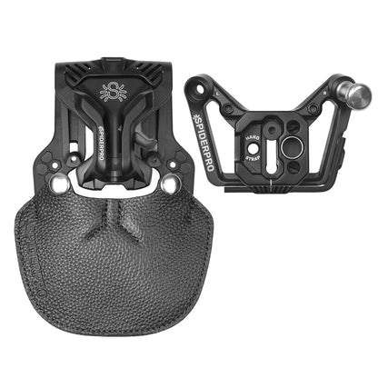 SpiderPro Holster Set v3 with black textured pouch and molded mounting holster