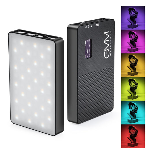 GVM 8RS RGB LED On-Camera Video Light