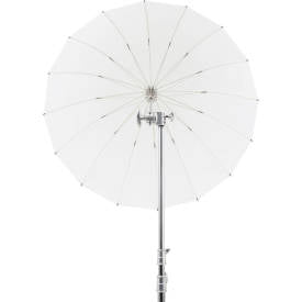Godox transparent parabolic umbrella with metal center pole and radial ribs, 41.3 in