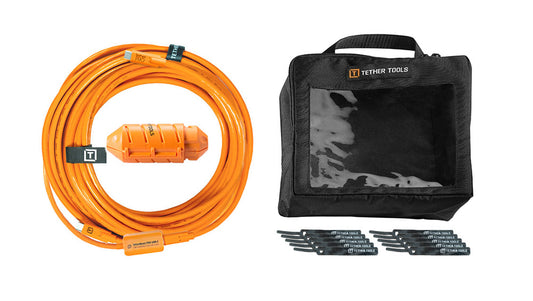 Tether Tools TetherBoost Pro 31 ft (9.4m) USB-C to C Cable System (Straight to Right)