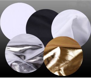 GTX 44x66" 5-in-1 Reflector (Translucent, White, Gold Sunlight, Silver)