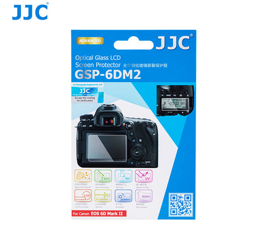 JJC Ultra-thin LCD Screen Protector for CANON EOS 6D Mark II (GSP-6DM2)