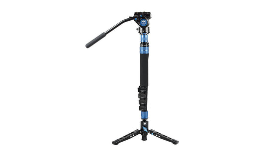 SIRUI P-325FS Carbon Fibre Monopod with Stand and Video Head VA-5