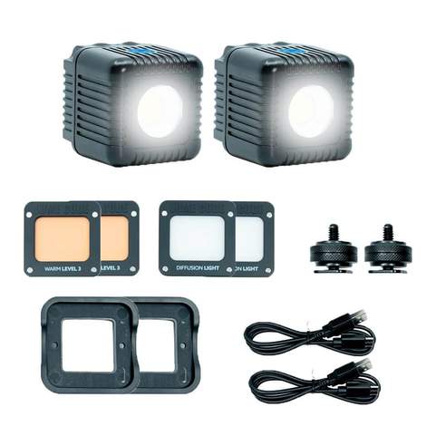 Lume Cube 2.0 Daylight-Balanced LED Light for Photo & Video (Black, 2-Pack)