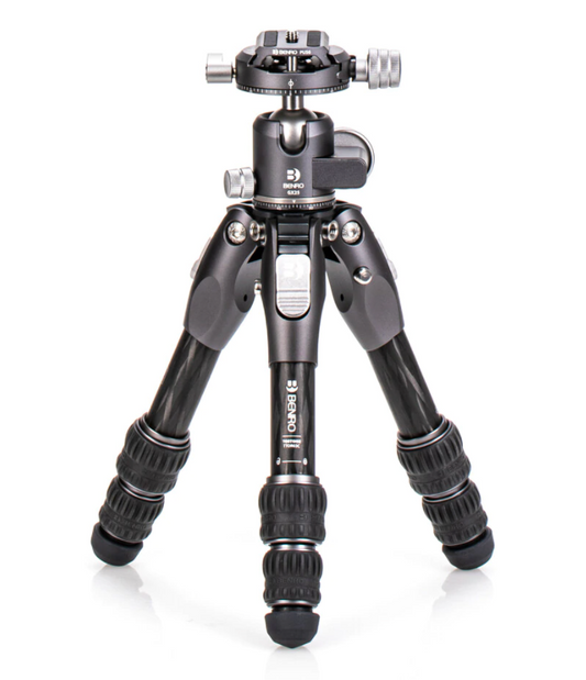 Benro Tortoise Columnless Tripod #0 Carbon Fiber TTOR03C+GX25 head 3 sections