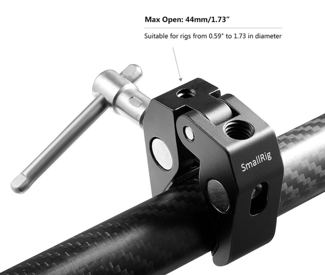 SmallRig Super Clamp with 1/4" and 3/8" Thread (2pcs Pack) 2058