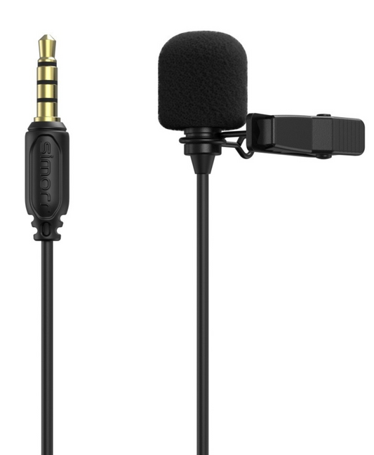 simorr Wave L1 3.5mm Lavalier Microphone（Black） 3388