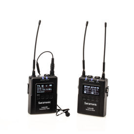 Saramonic Saramonic UwMic9S Kit 1 Adavanced Wireless Lavalier Microphone System w/ DK3A Pro Lav, HP Out and Hard Casehannel Cam-Mountable Receiver
