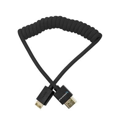 KONDOR BLUE COILED HDMI CABLES - BLACK